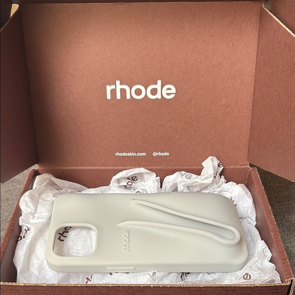 RHODE Gray Phone Case